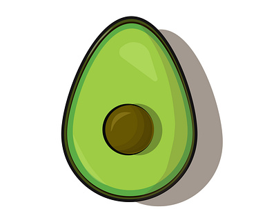 Avocado Illustration avocado illustration art