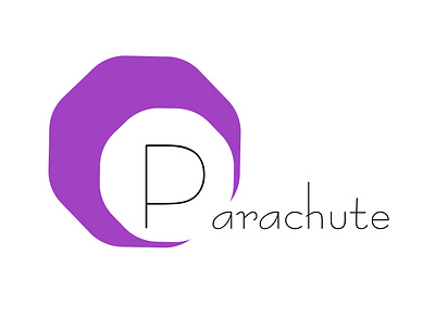 Parachute logo logo design parachute purple logo