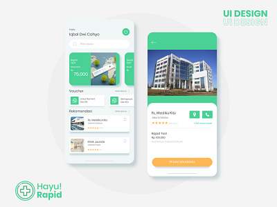 UI Design - Hayu Rapid adobe illustrator adobe xd design design app figma ui mobile ui mockup uidesign uiux