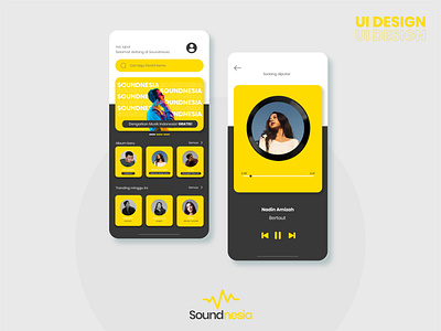 User Interface Design - Soundnesia adobe illustrator adobe xd design figma illustration ui uidesign uiux user interface design