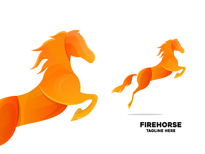 Fire Horse Logo Design animal branding design fire horse horselogo icon illustration logo minimal ux vector vectors