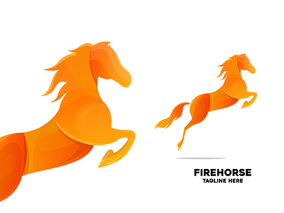 Fire Horse Logo Design