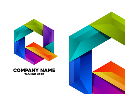 Letter Q Logo Design app branding colorful colorful logo design falt icon letter letter q logo minimal ui ux vector vectors