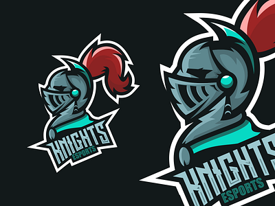 Knight Esports Logo Design branding design esport esports esports logo esports mascot icon illustration knight knight logo knight rider knights logo vector vectors