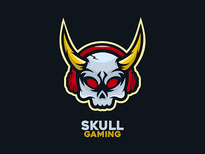 Skull Gaming Logo design branding design esports esports logo esports logos esports mascot icon illustration logo logos skull skull logo ui vector vectors