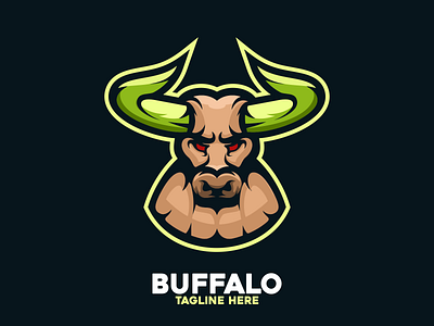 Buffalo Logo Design branding buffalo buffalo gaming buffalo logo bussiness logo design esports esports logo gaming icon illustration logo ui vector vectors
