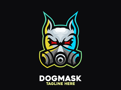 DogMask Logo Design animal branding design dog dog illustration dog logo dogs esports esports logo icon illustration logo mascot mascot character mascot design mascot logo mascotlogo mask vector vectors