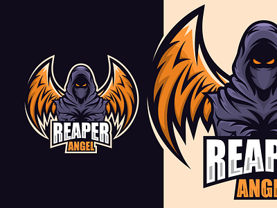 Reaper Angel Logo Design