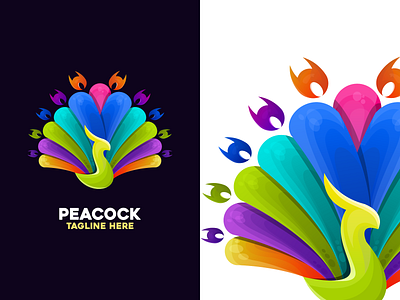 Peacock Logo Design