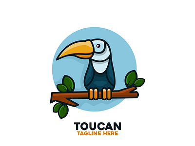 Toucan Mascot Logo design