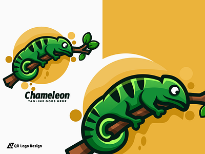 Chameleon Logo Design animal character animal illustration animal logo brand branding chameleon logo cute design esports for sale icon logo mascot mascot character nice logo ui ux vector vectors