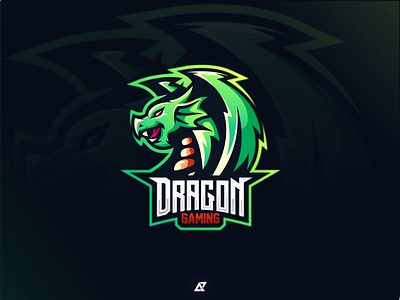 Dragon Esports Gaming Logo Design