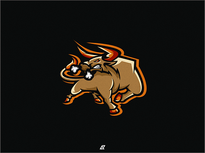 Bull Mascot Logo Design