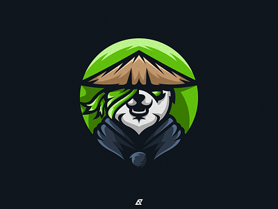 Panda Mascot Logo Design