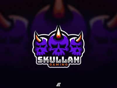 Skull Gaming Logo Design By Qr Logo Design