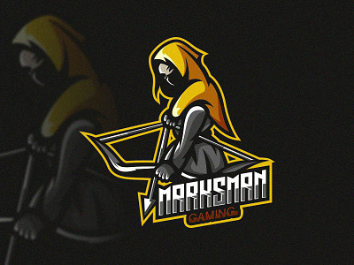 Marksman Gaming Logo Design branding design for sale gaming icon illustration logo marksman mascot sale ui ux vector vectors
