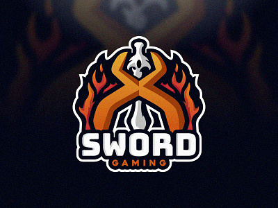 Sword Gaming Logo Design 2022 3d animation branding design forsale gaming graphic design icon illustration logo mascot sale sword sword gaming logo design trend ui ux vector vectors