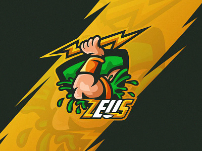 Zeus Gaming Logo Design 2022 2023 branding design game gaming icon illustration logo mascot new sale trend ui ux vector vectors zeus