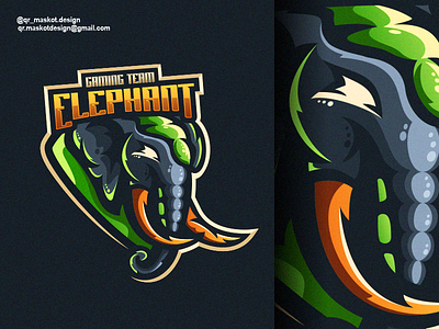 Elephant E-Sports Team Logo Design branding design elephant elephant logo esports esports esports logo for sale icon illustration logo mascot nftartgallery sports ui ux vector vectors