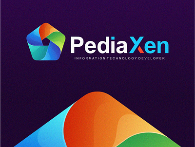 PediaXen Logo Design best brand branding company design for sale icon illustration logo mascot modern modern logo new new logo sale ui ux vector vectors