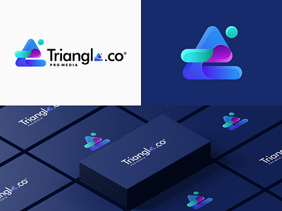 Triangle.co Company Logo Design