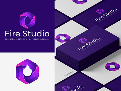 Fire Studio Logo Design