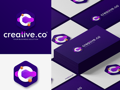 Creative.co Logo Design best logo branding colorful company corporate creative creative logo design icon illustration logo mascot modern modern logo new logo ui ux vector vectors