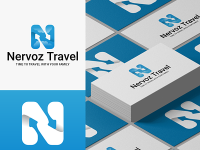 Nervoz Travel Logo Design