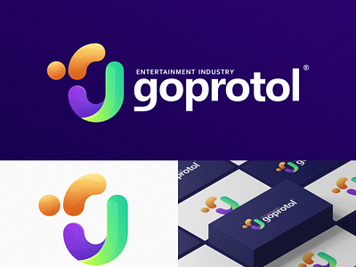 Colorful Goprotol Logo Design For Sale