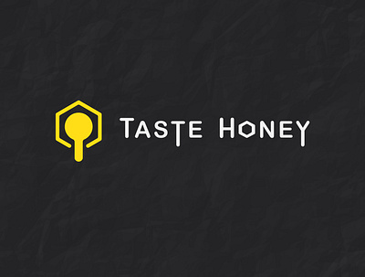 Taste Honey logo design branding design flat illustrator logo logo design minimal vector