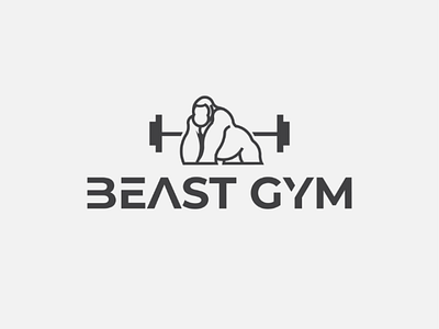 Beast gym logo design