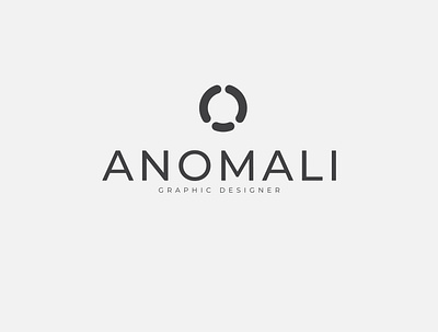 anomali branding design flat illustrator logo logo design minimal vector