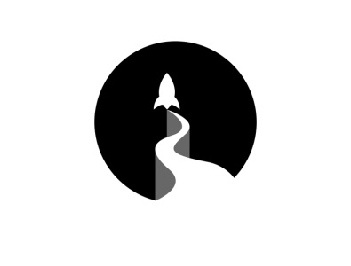 spaceroad branding flat icon logo minimal modern logo vector