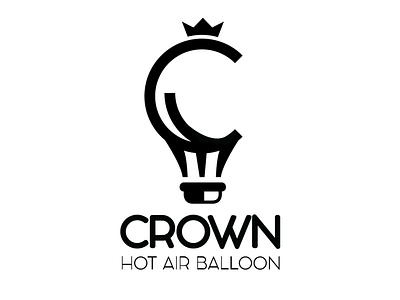crown - hot air balloon