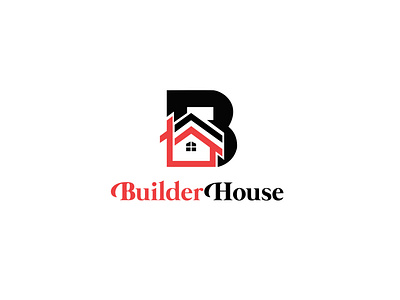 Builder house logo app behance brand logo branding design dribbble graphics design icon illustration logo logo design minimal modern logo type typography ui unique logo ux vector