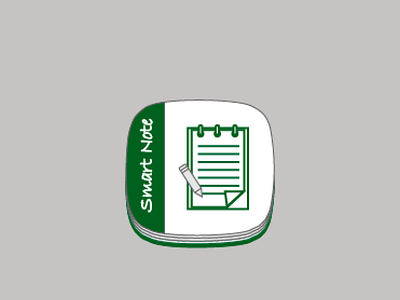 Logo app ghi nhớ illustration logo