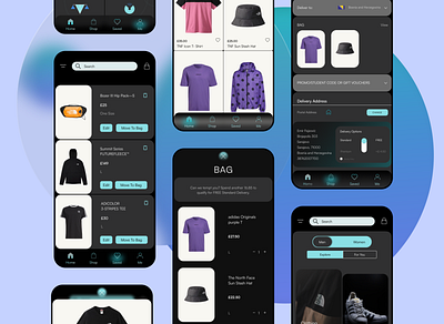 Asos Clothing app Redesign app branding design graphic design ui