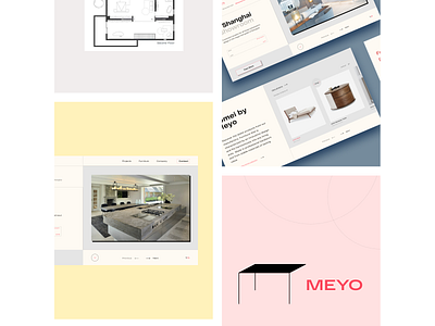 Meyo furniture graphic design ui ux website