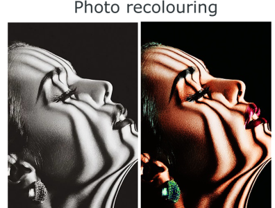 Photo Recolor design photo realistic photo restoration photo retouch photoshop