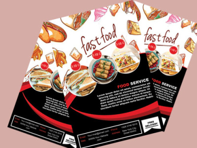 FOOD FLYER DESIGN MENU BROCHURE DESIGNS