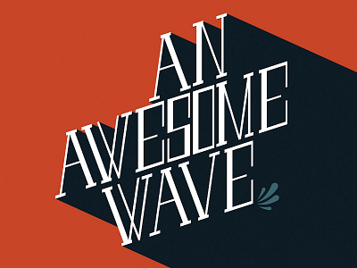 An Awesome Wave - poster design album alt j design illustration poster song type typography