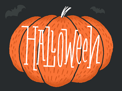 Halloween typo 🎃 bats creepy funny halloween lettering october orange pumpkin scary typo typography witches
