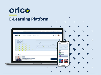 Orico - E-Learning Platform app design design mobile app ui uiux user experience user interface ux web design website