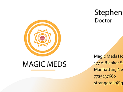 logo and business card inspired by Doctor strange