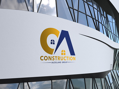 Construction Auckland Logo Design beautiful branding design flat graphic design home logo logo logo design logotype minimal real estate vector