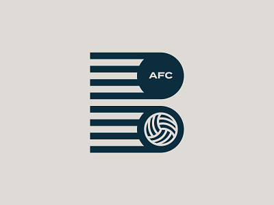 AFC Brossard brand branding clean design football identity logo mark minimal soccer sports