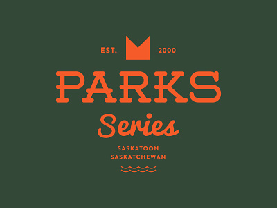 Parks Series branding canada heritage identity lockup logo mark nature parks saskatchewan