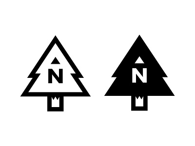 Strong From The North Logo branding canada forest icon identity logo mark n nature tree