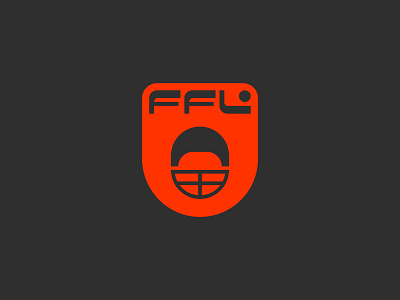 FFL Logo brand branding clean design football icon identity logo mark minimal sports
