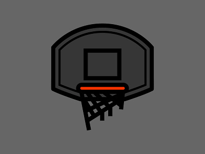 Ballin' ball ballin basketball branding design hoop icon identity logo orange sports